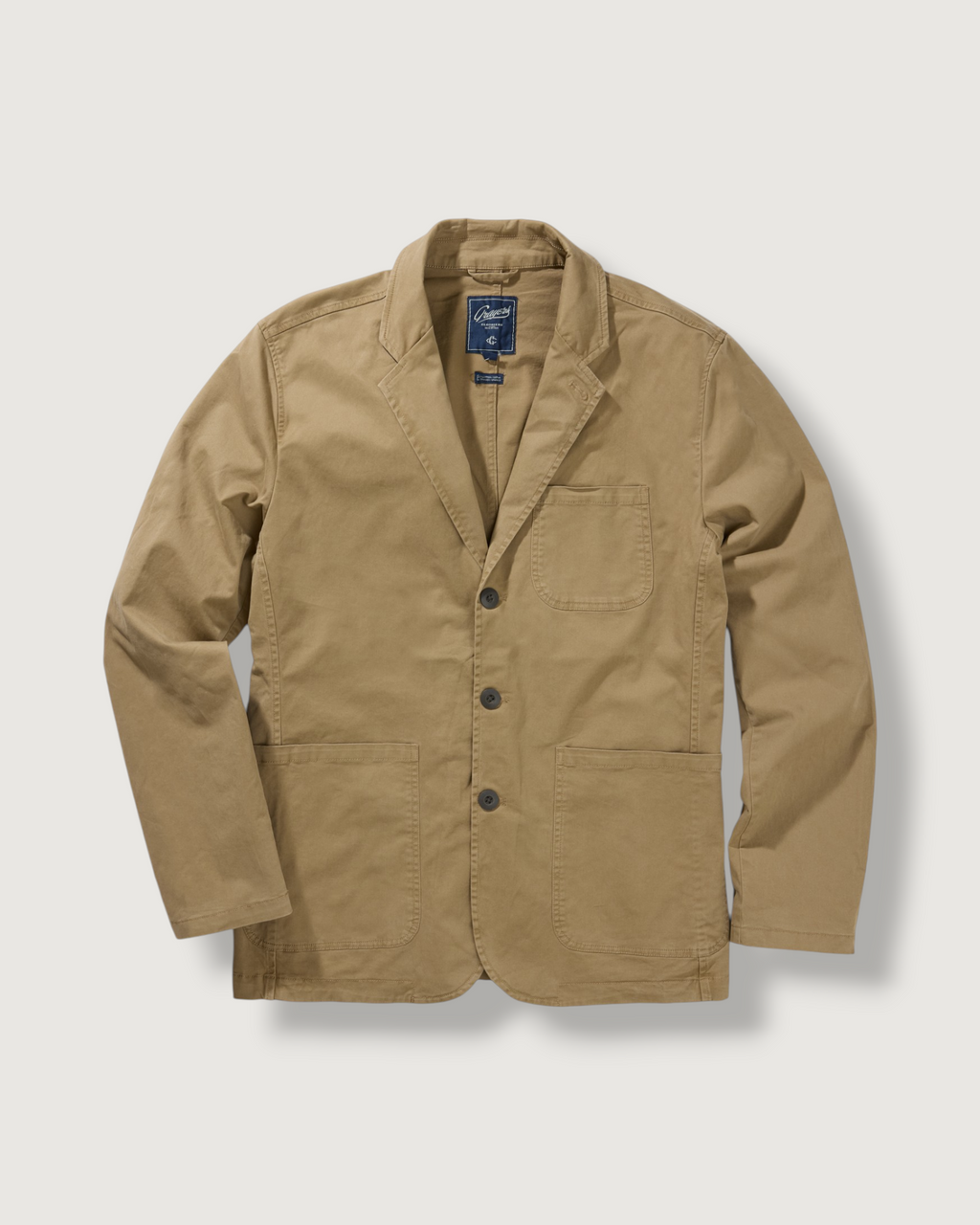 Thompson Flex Stretch Blazer - Khaki