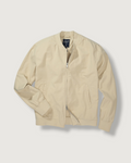 Conrad Cotton Linen Bomber - Light Khaki