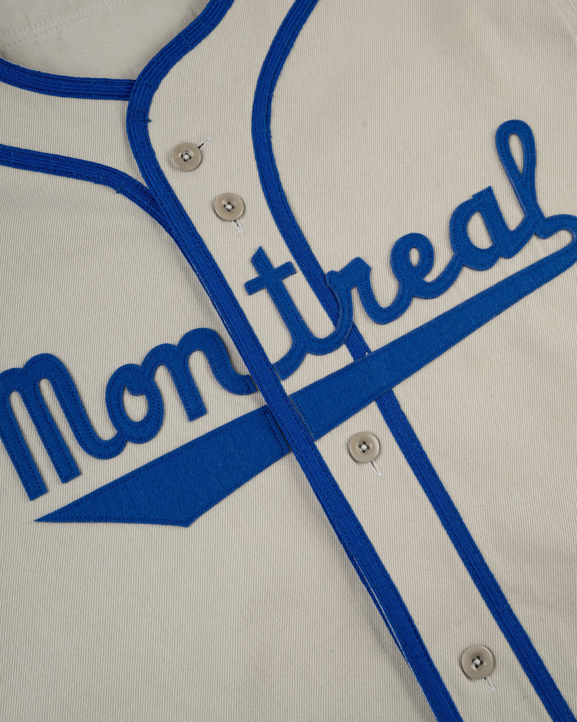 Montreal Royals Cotton Twill Baseball Jersey