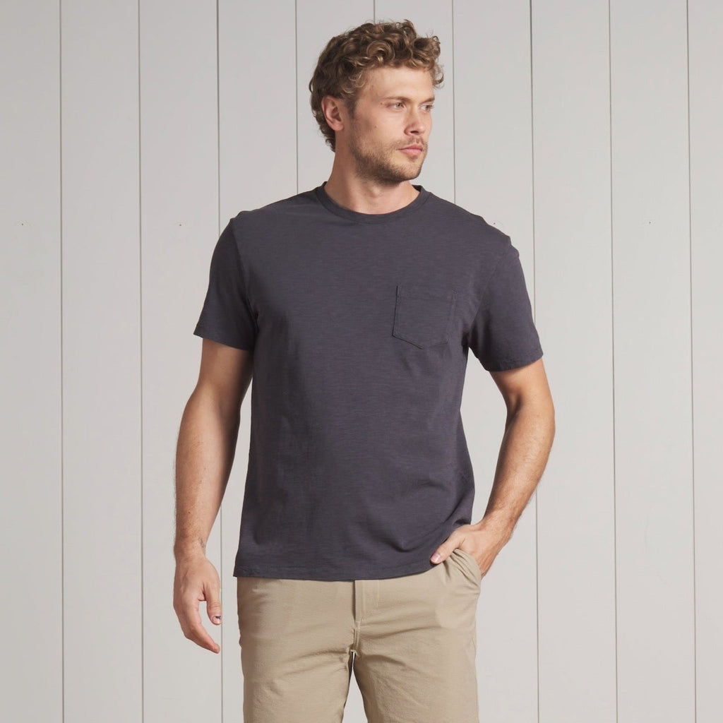 Sunwashed Pocket Tee - Washed Navy