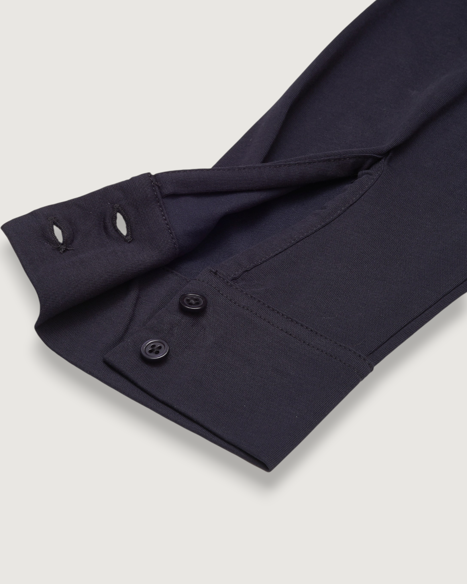 Hackett Cotton Sorona Knit Shirt - Navy