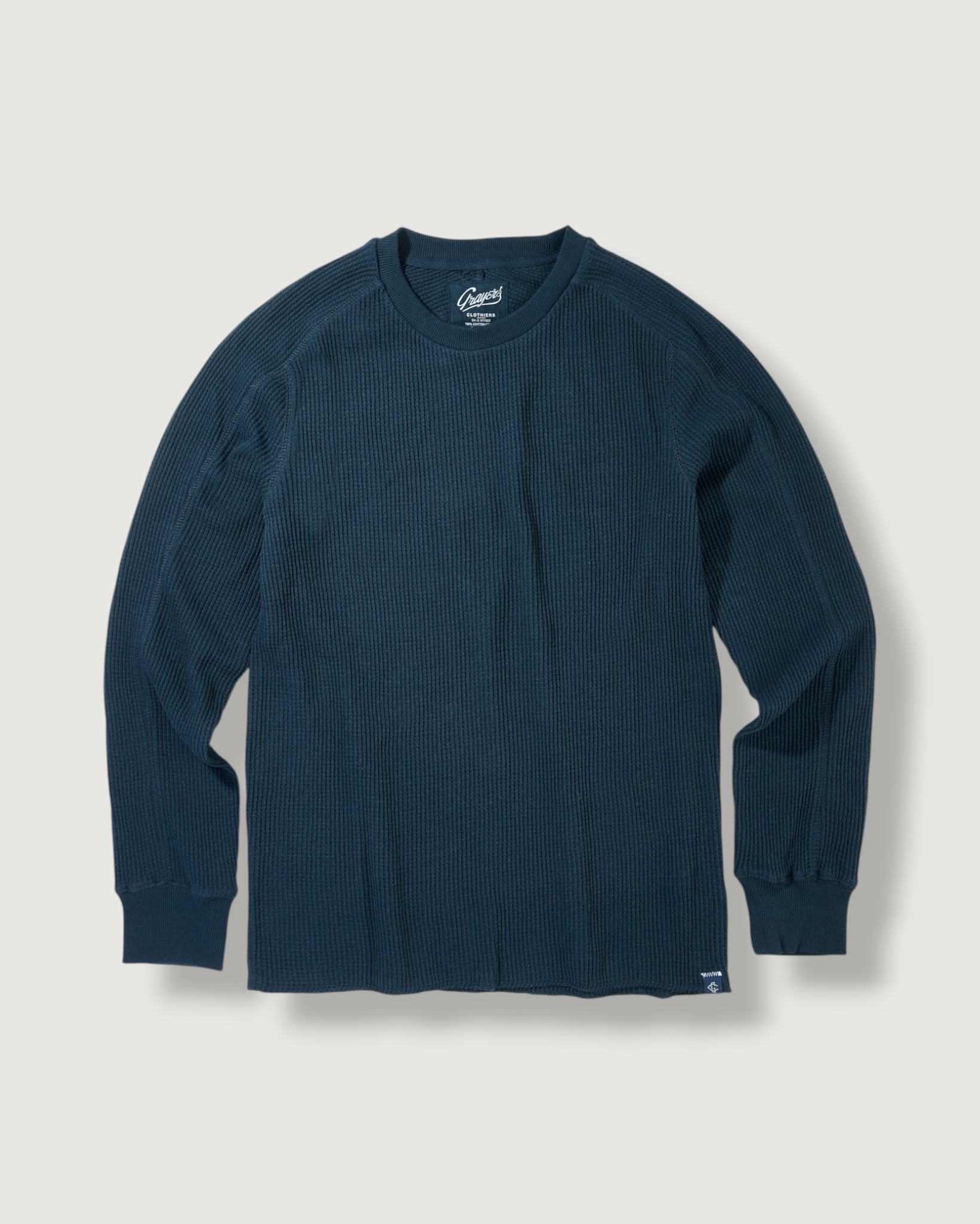 Brawny Waffle Crew - Blue Graphite