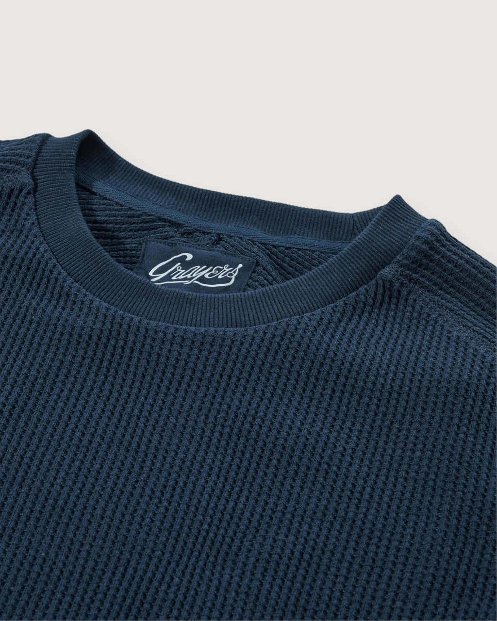 Brawny Waffle Crew - Blue Graphite
