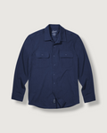 Momo Sueded Jersey Work Shirt - Navy