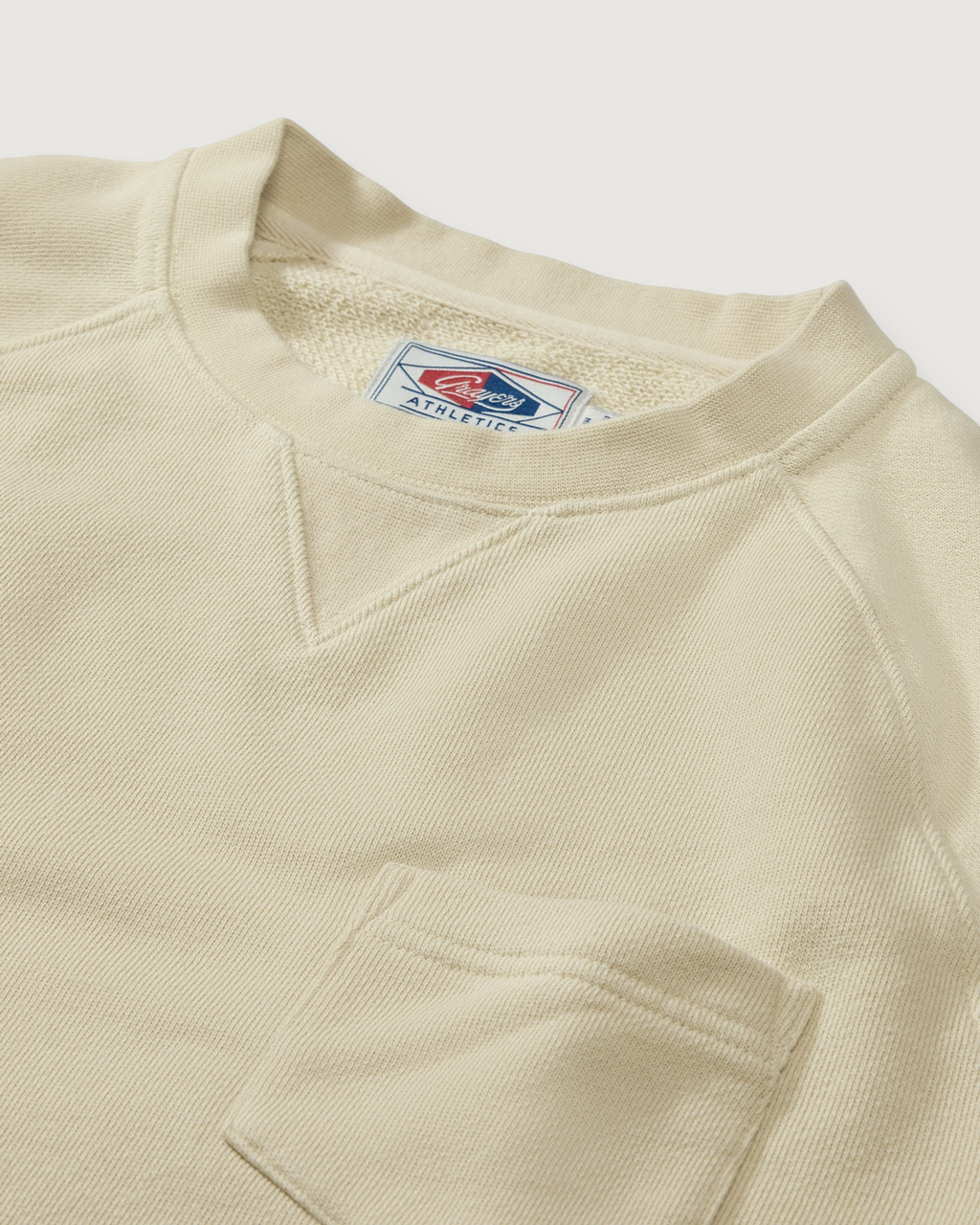 Sunfaded Terry Crew - Vaporous Gray