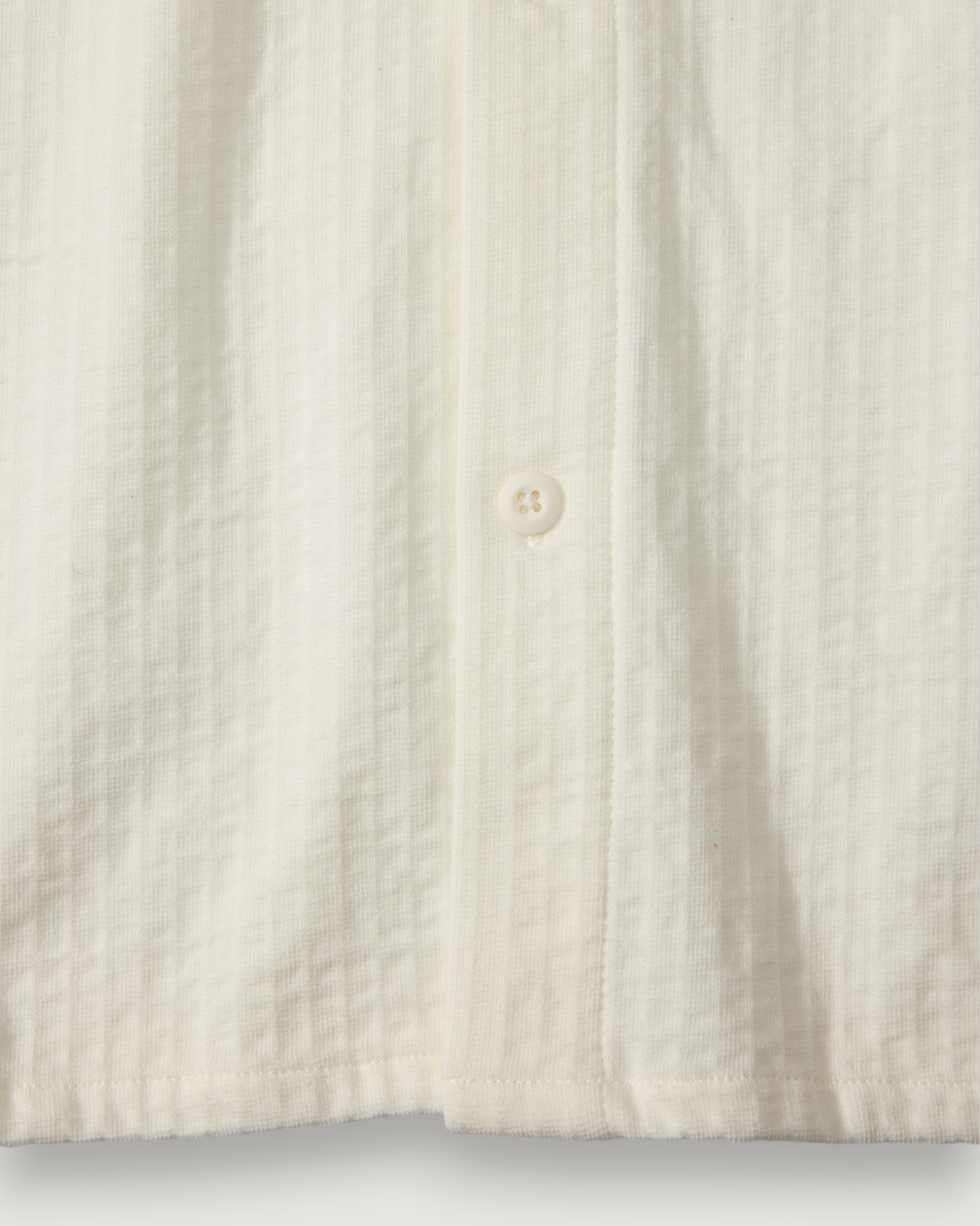 Moderno Jersey Seersucker Shirt - Cream