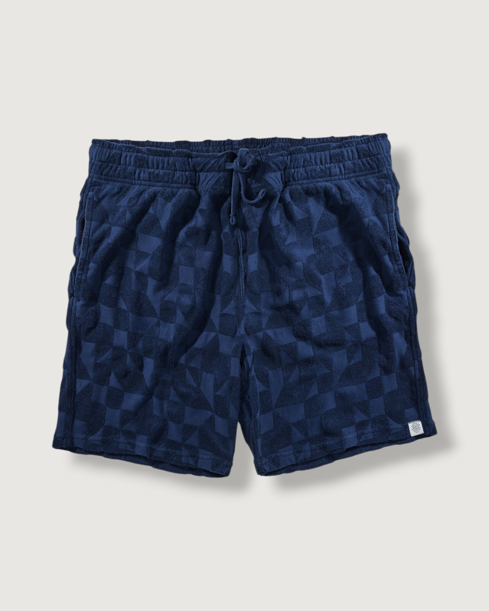 Lalo Terry Jacquard Shorts 7" - Navy