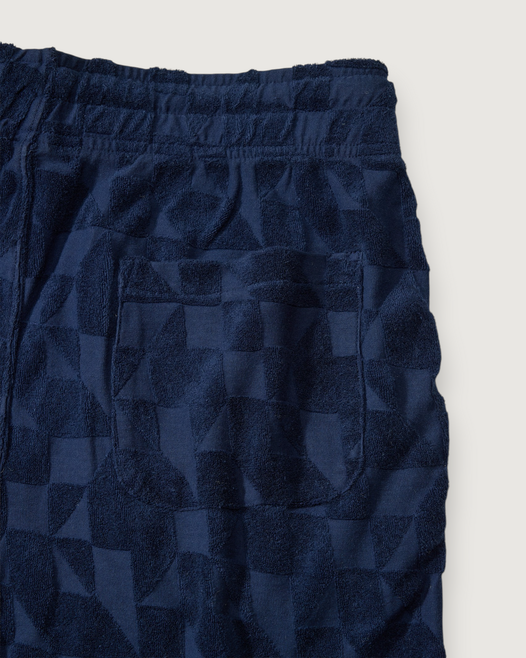 Lalo Terry Jacquard Shorts 7" - Navy