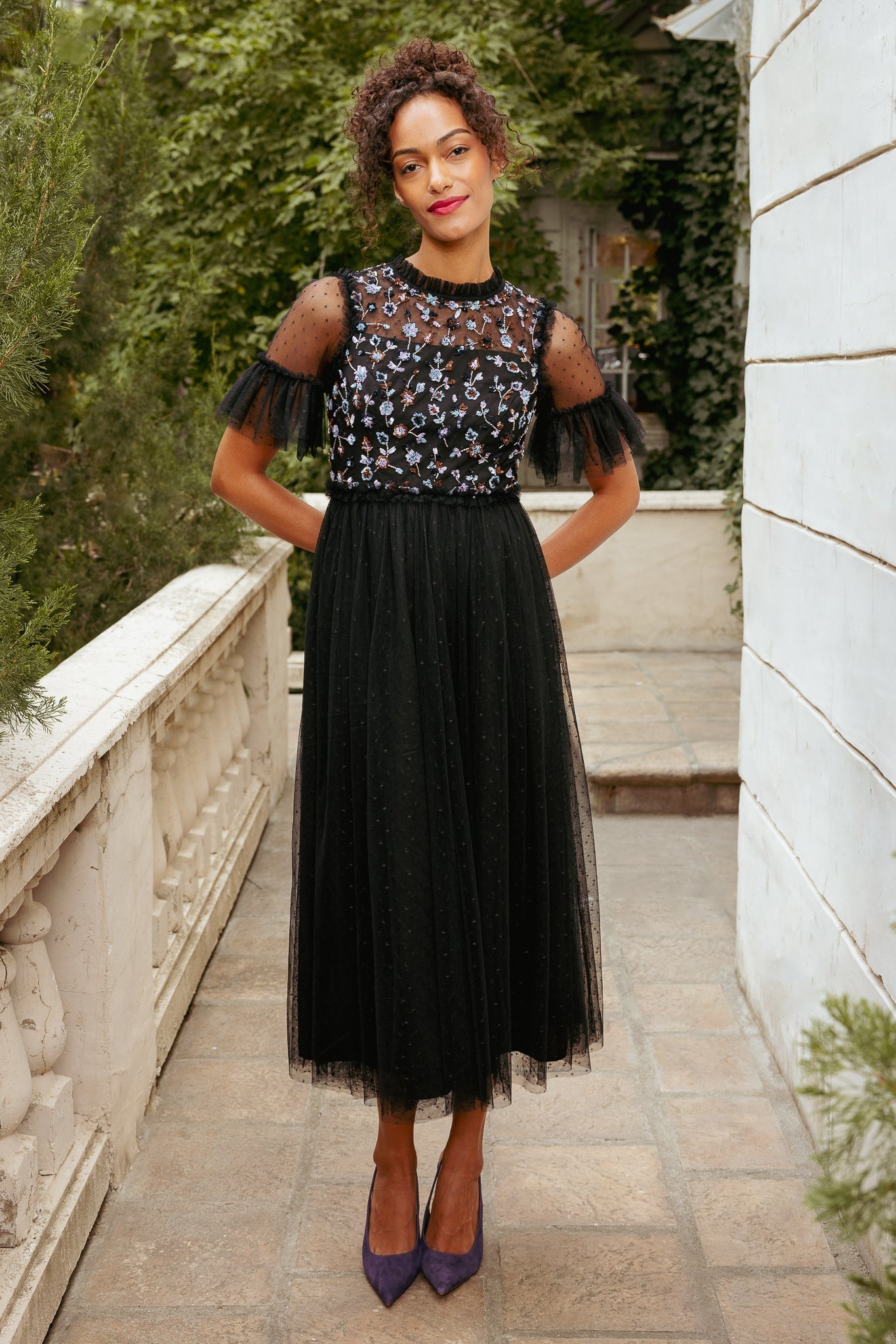 Louisa Dress in Black