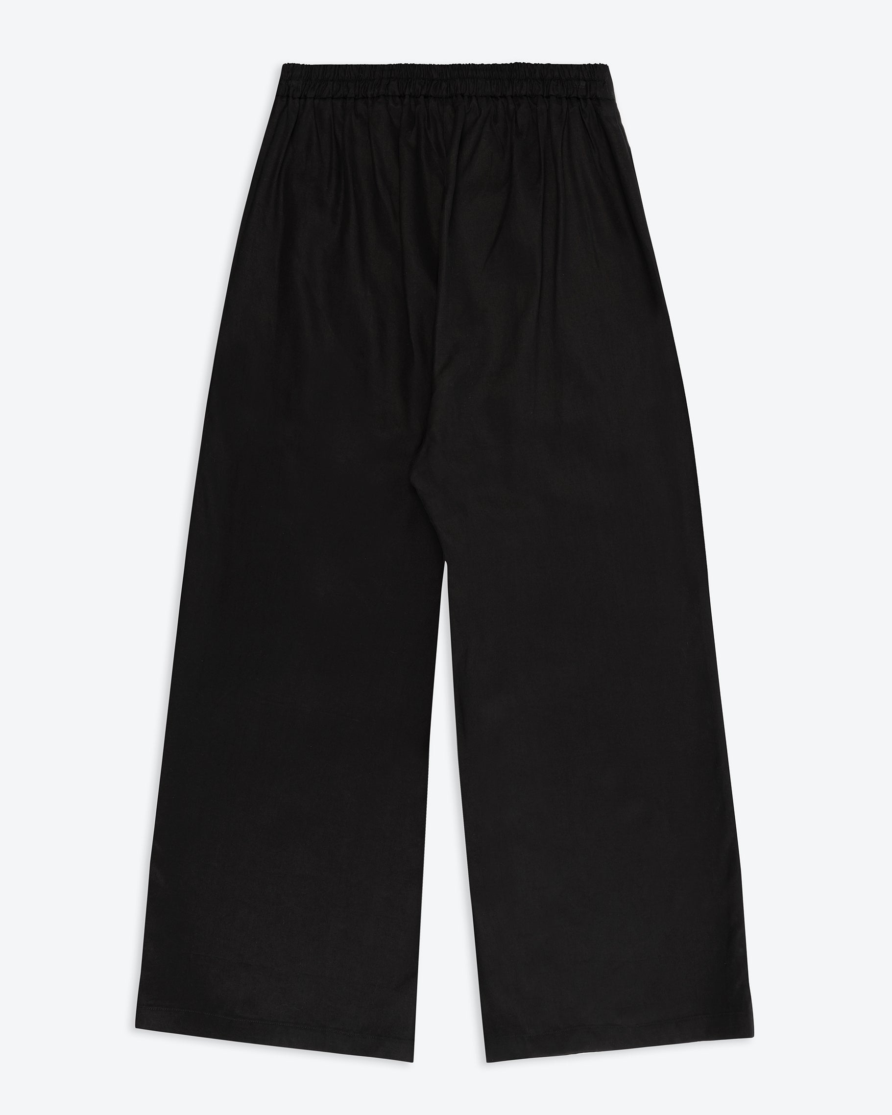Lowie Black Lyocell Wide Leg Trouser