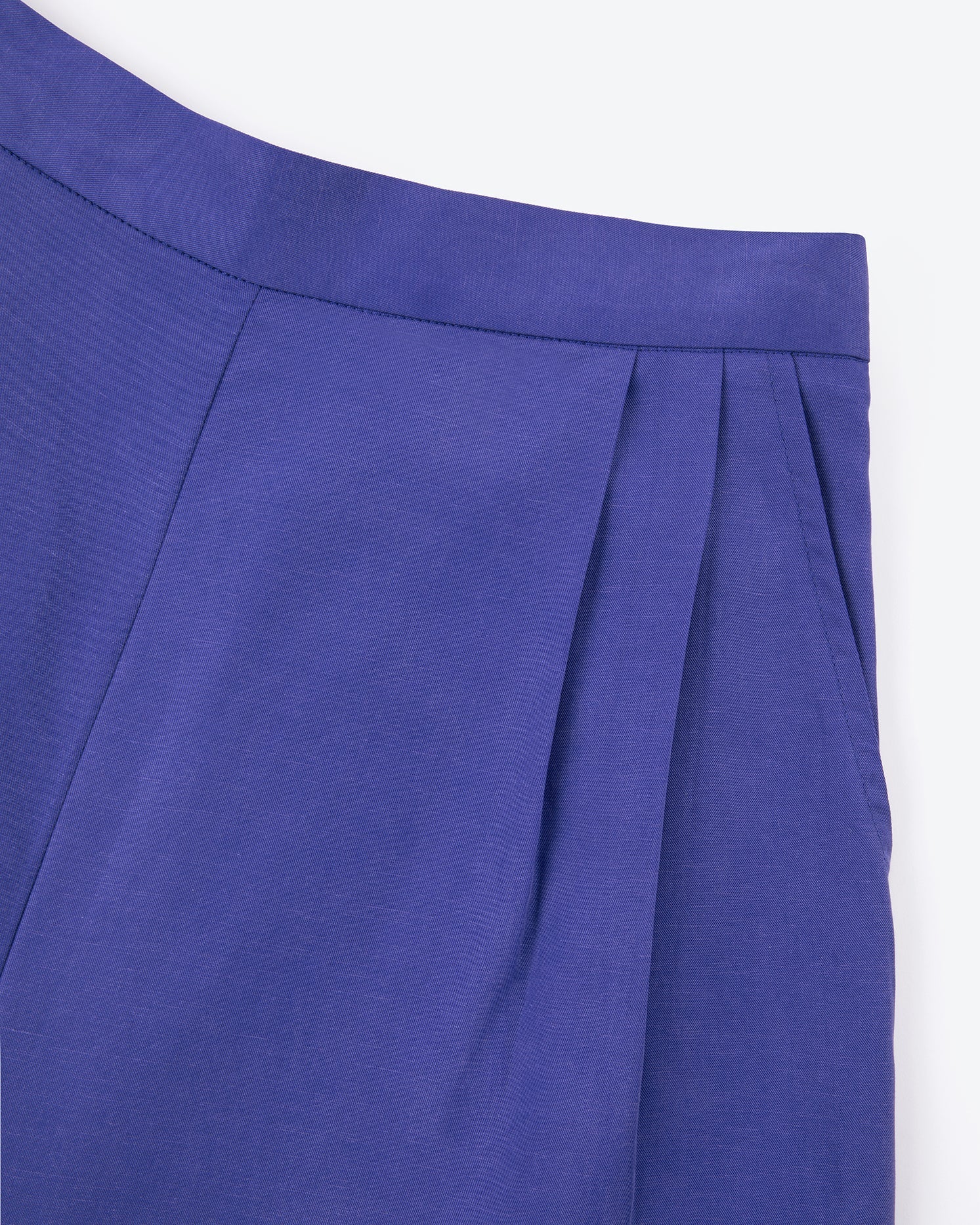 Lowie Cobalt Lyocell Wide Leg Trouser