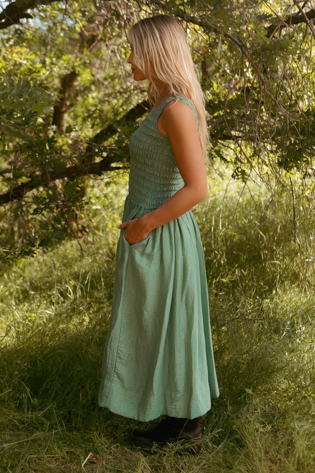 Marlow Dress in Green