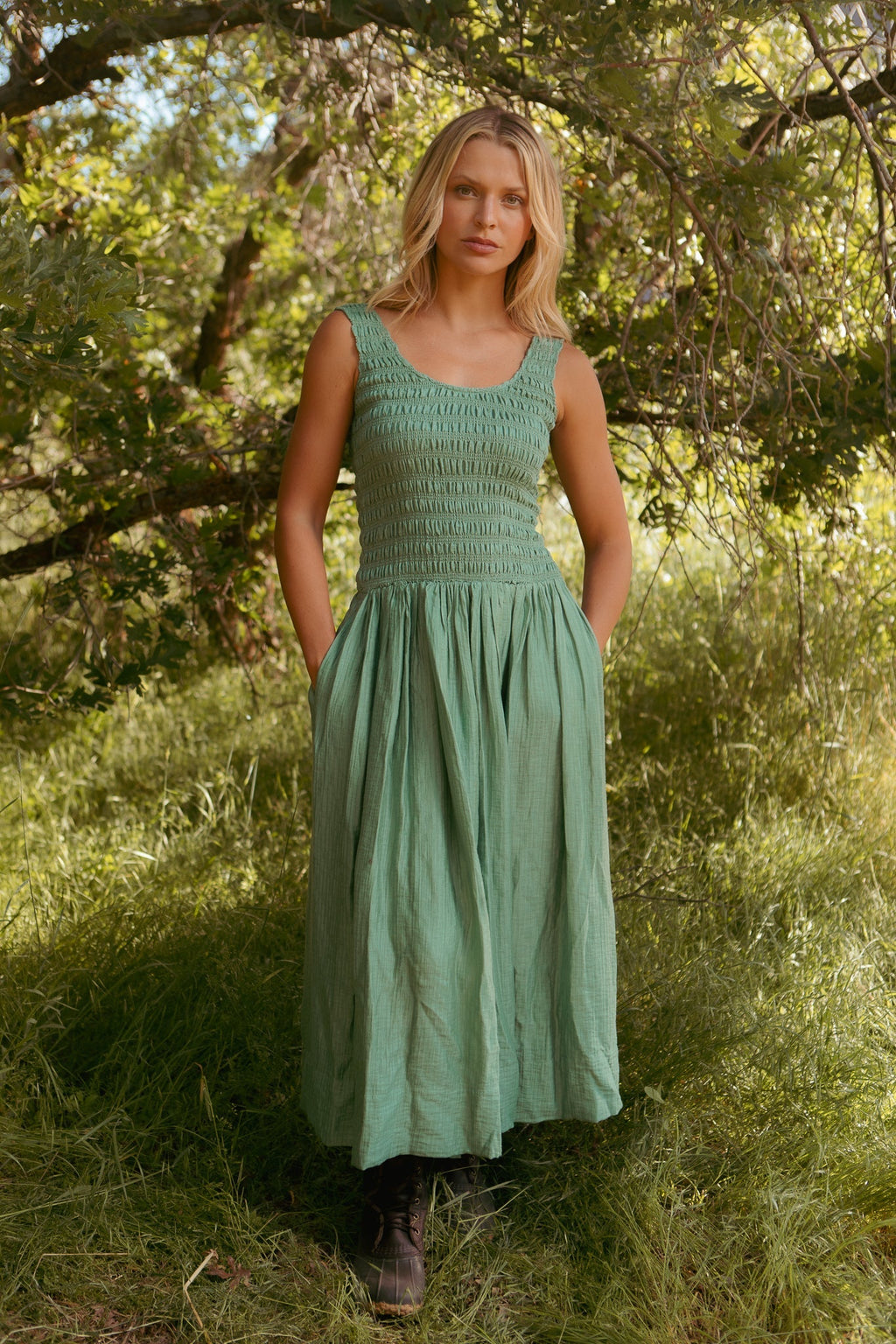 Marlow Dress in Green