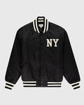 New York Black Yankees Satin Varsity Jacket