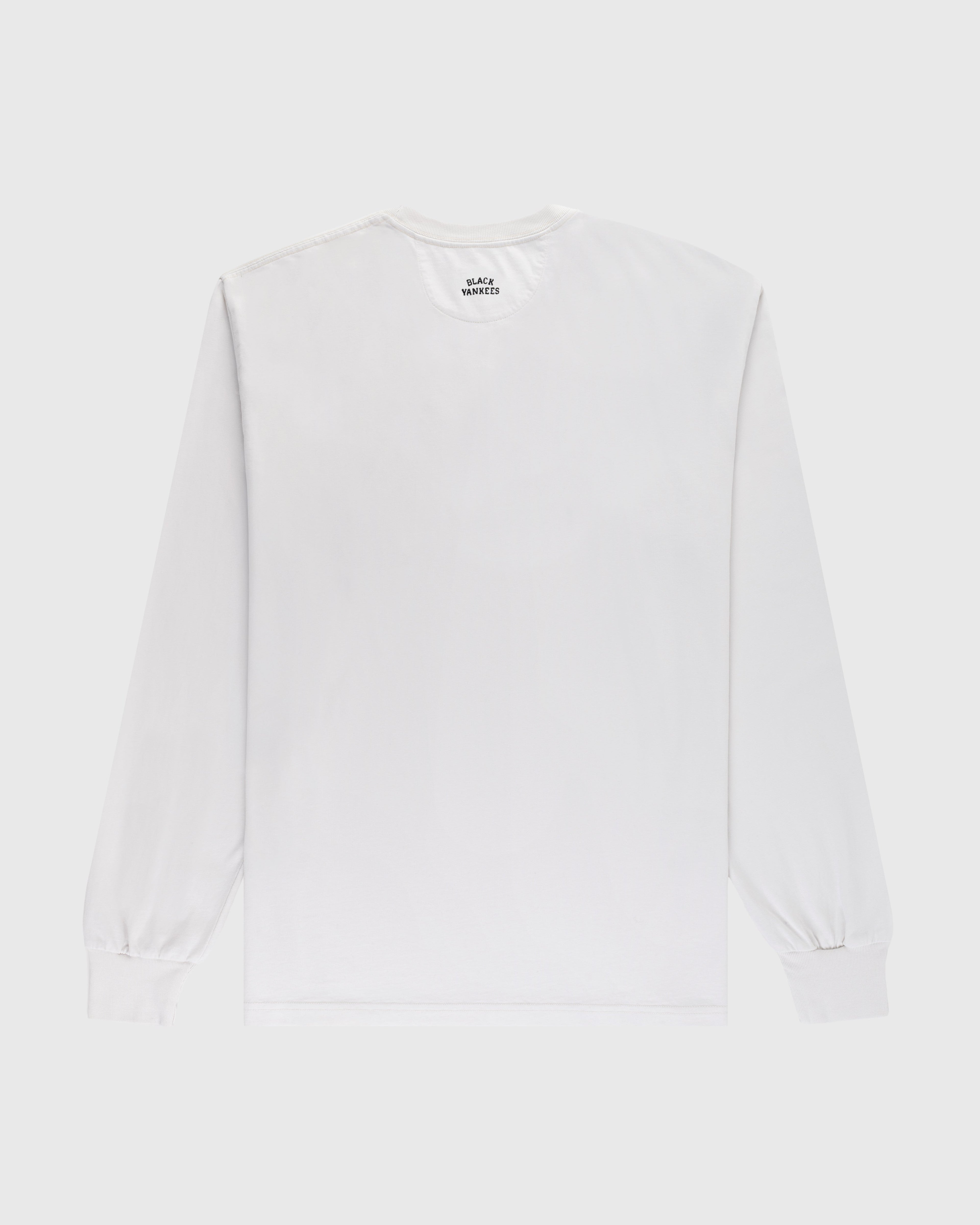 New York Black Yankees Embroidered 'NY' Long Sleeve Pocket Tee