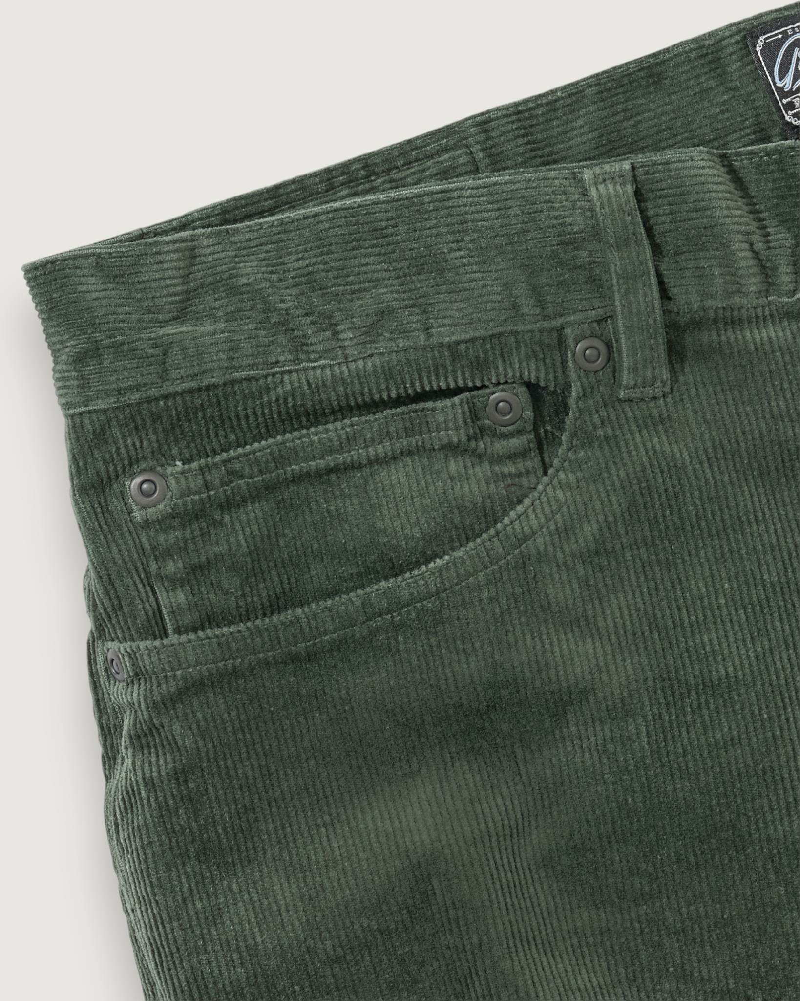 Burlington 5 Pocket Stretch Corduroy  - Dusty Olive