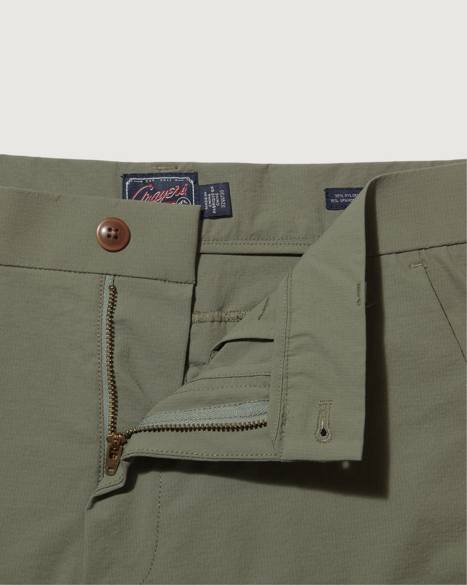 Hybrid Traveller Stretch Nylon Pants - Tea Leaf