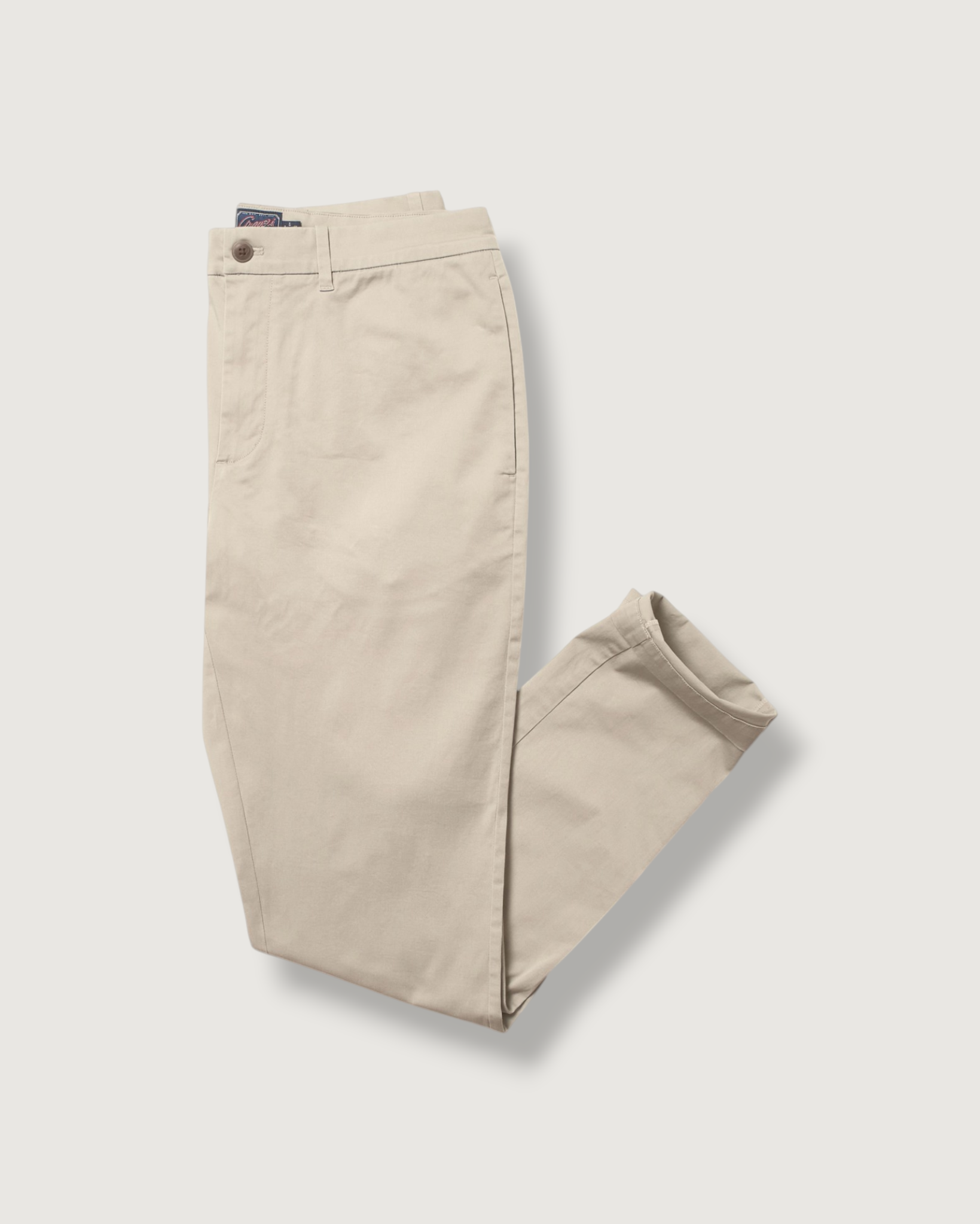Thompson Flex Stretch Slim Fit Chino - Stone