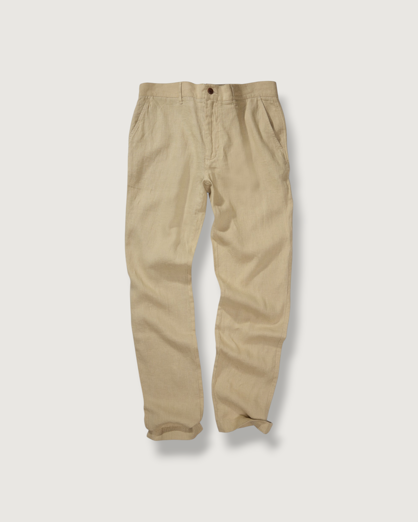 Bal Harbour Aventura Washed Linen Pants - Khaki