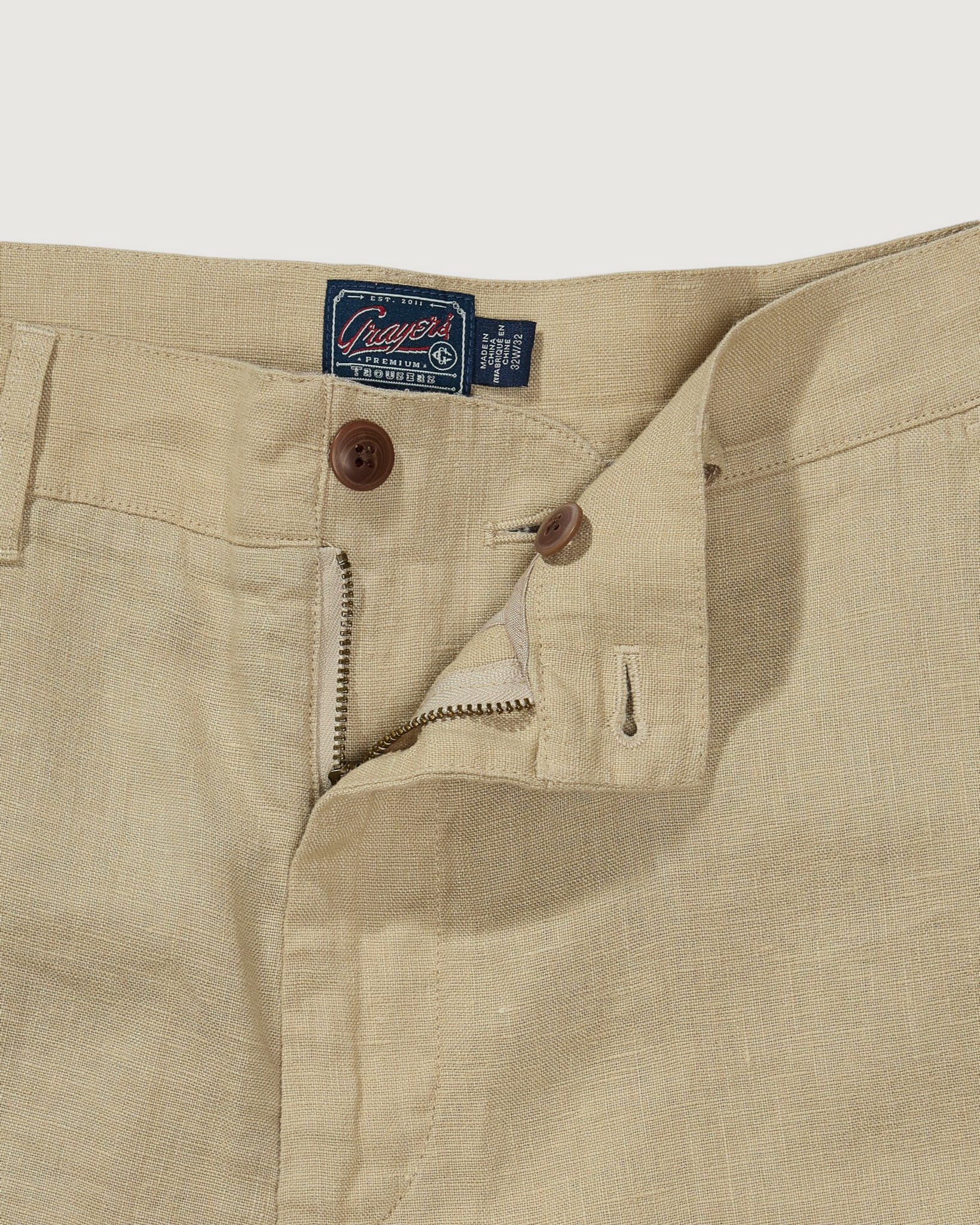 Bal Harbour Aventura Washed Linen Pants - Khaki