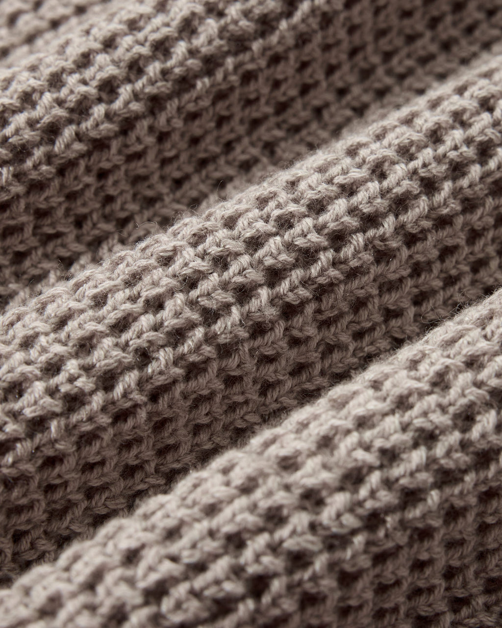 Guernsey Waffle Crew Neck - Oatmeal