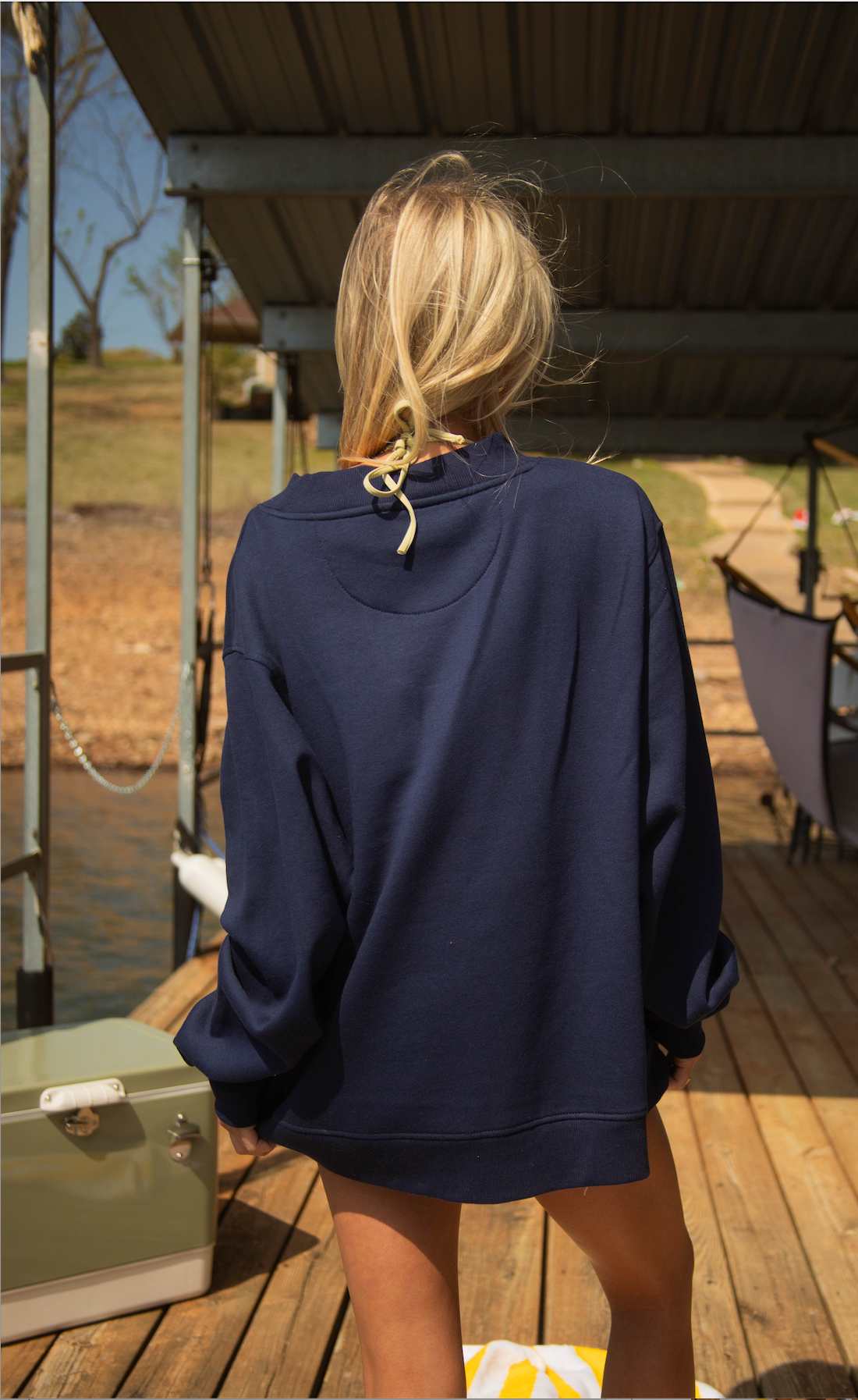 charlie southern: boat day mockneck