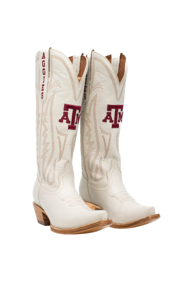 texas a&m aggies leather gameday boots