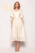 Tindra Dress in Cream Sequin