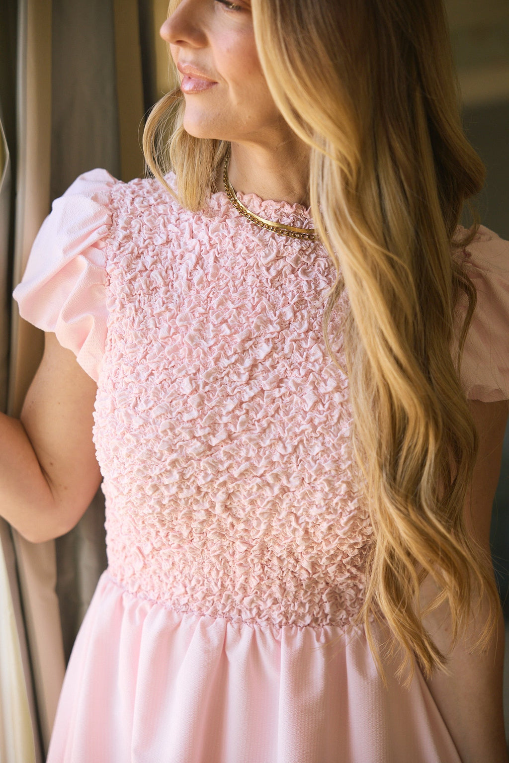Tori Dress in Light Pink