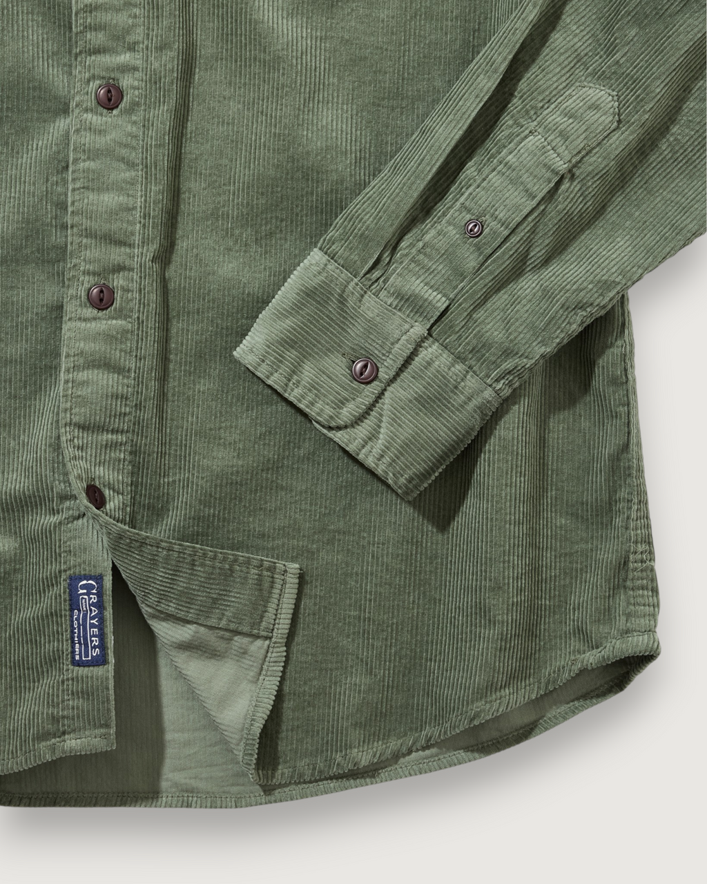 Saratoga Featherweight Corduroy Shirt - Agave