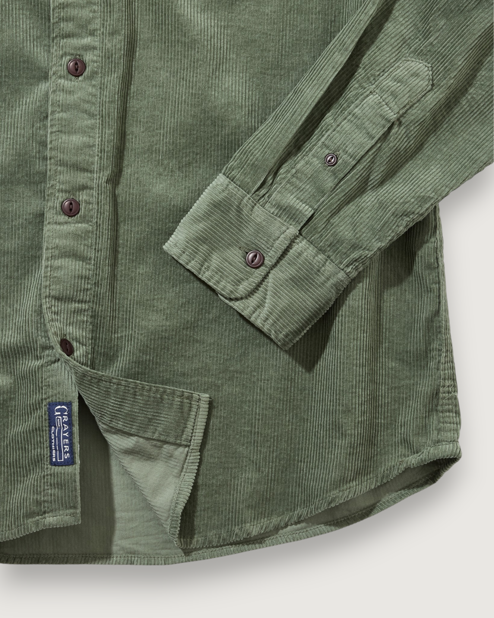 Saratoga Featherweight Corduroy Shirt - Agave