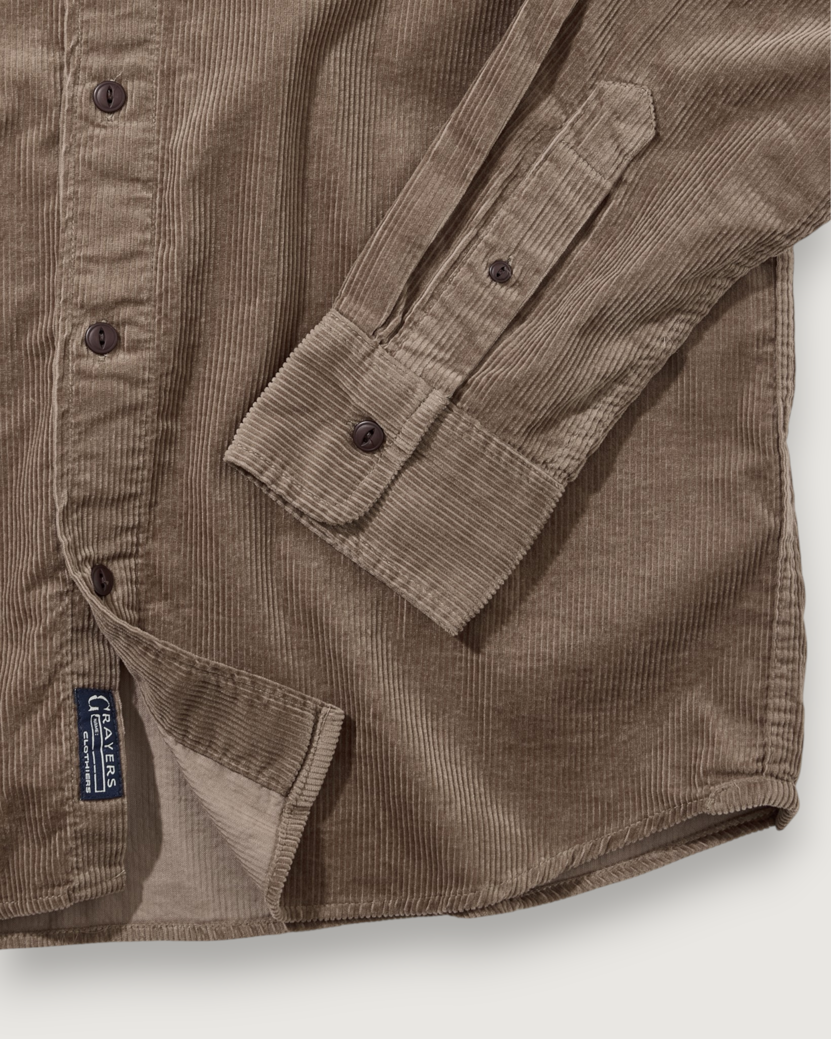 Saratoga Featherweight Corduroy Shirt - Mocha