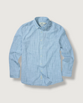 The Weaver's Stripe Shirt - Navy Cream