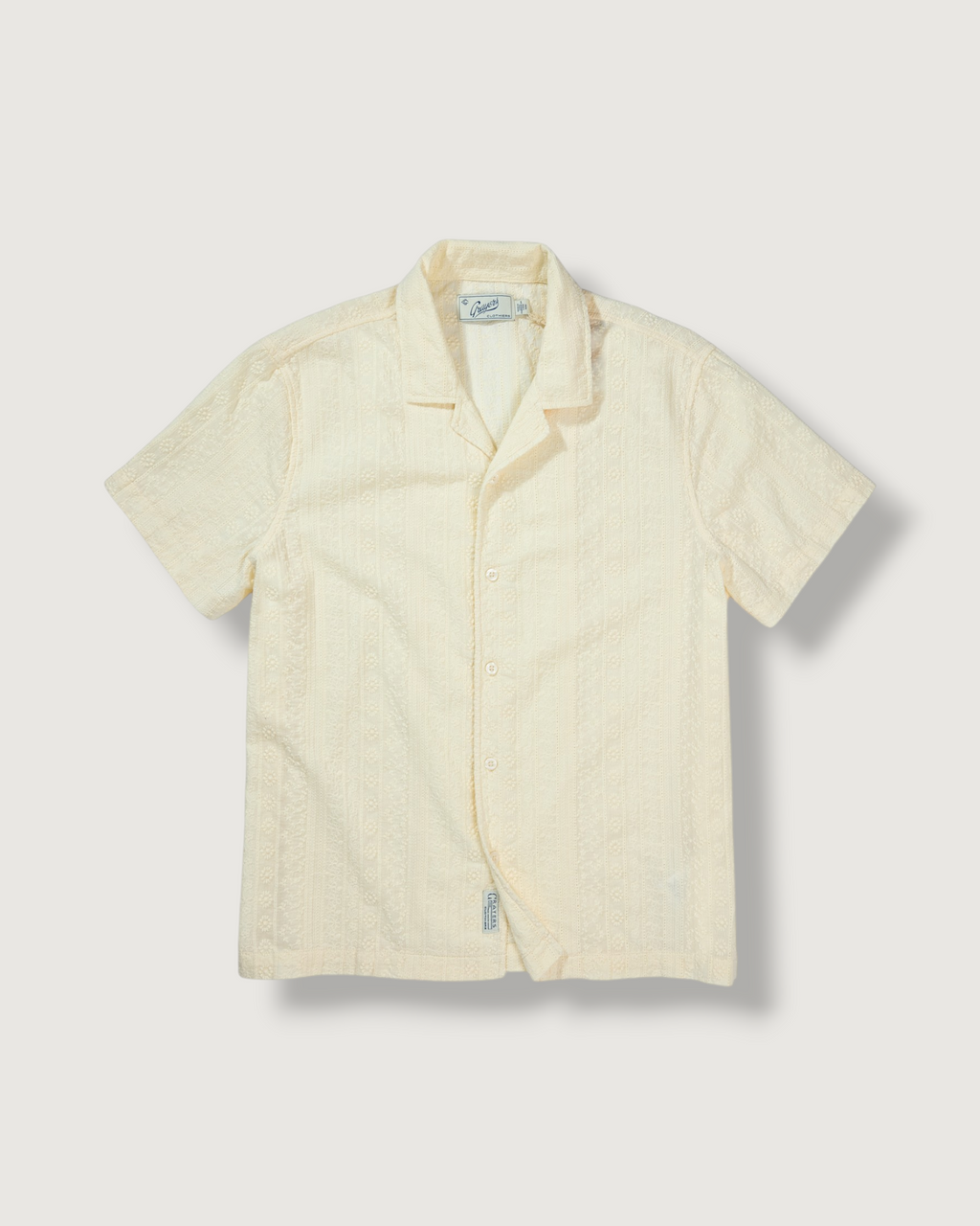 Resort Embroidered Shirt - Ecru