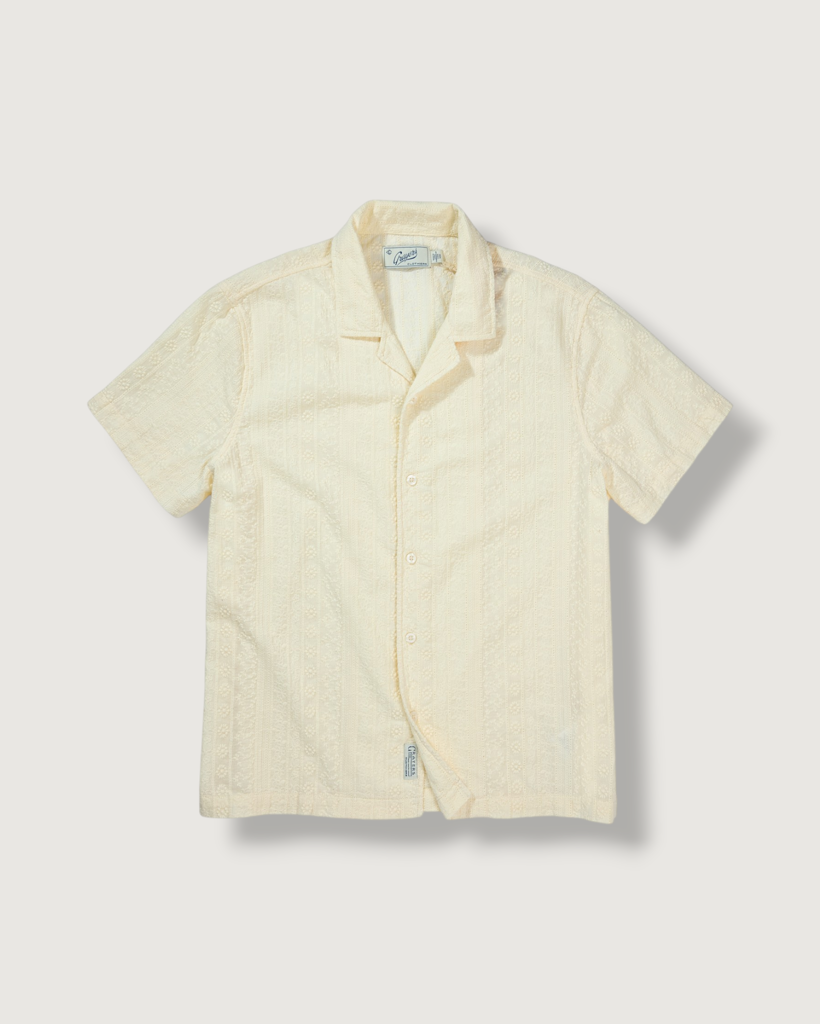 Resort Embroidered Shirt - Ecru