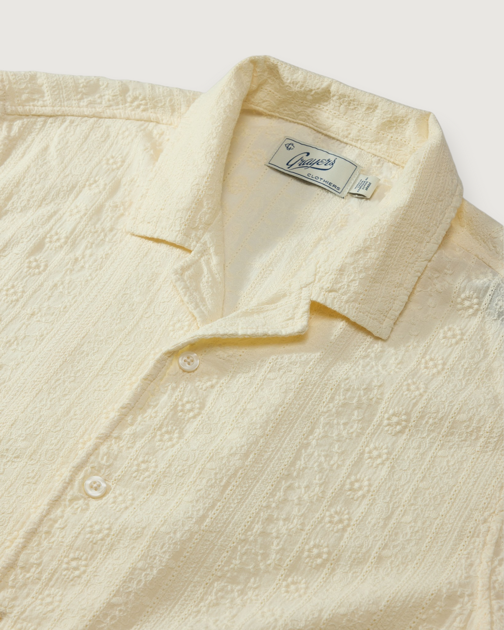 Resort Embroidered Shirt - Ecru