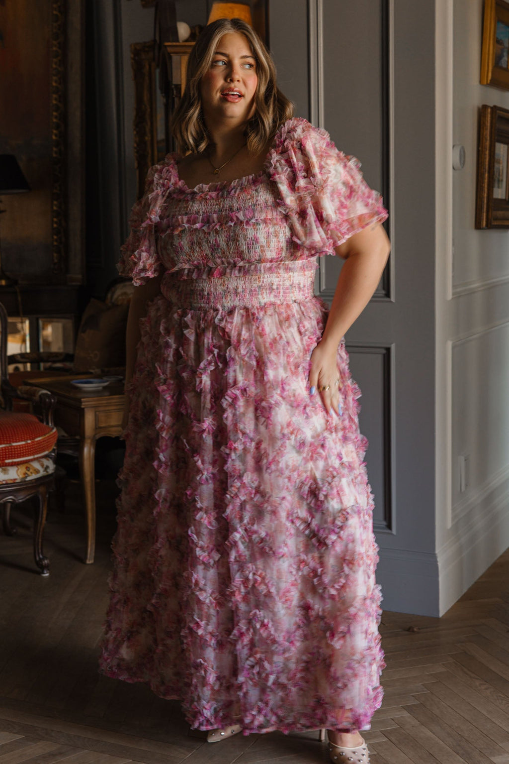 Florentina Dress in Alluring Floral