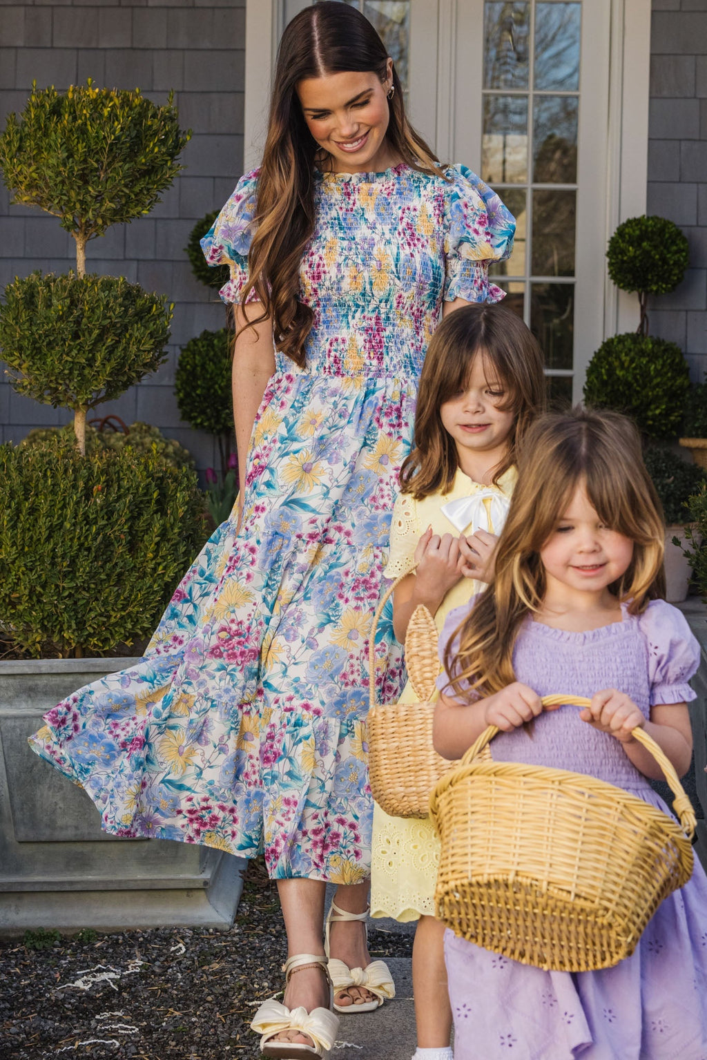 Cordelia Dress in Pretty Plumeria