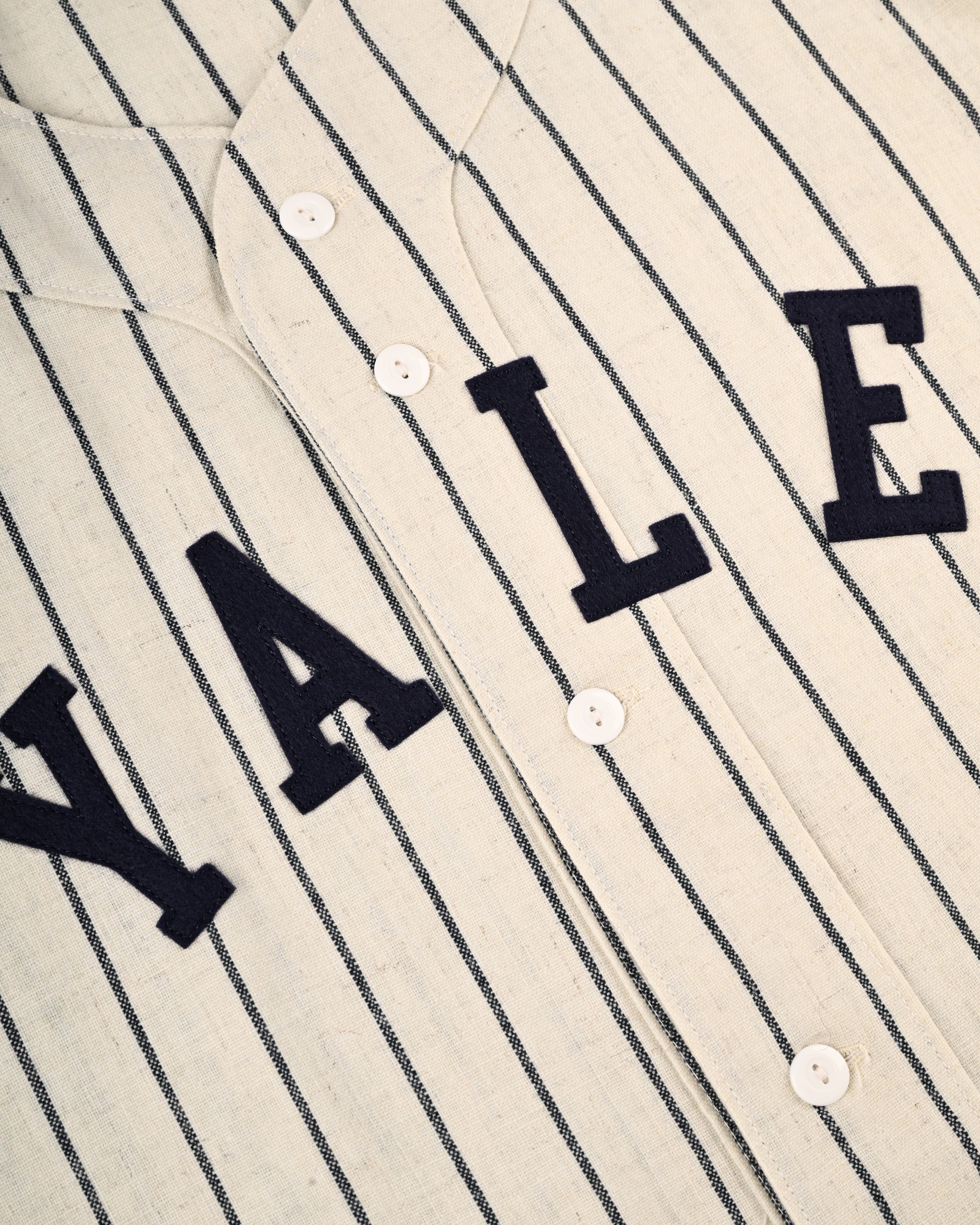 Yale University 1948 Authentic Wool Home Baseball Jersey