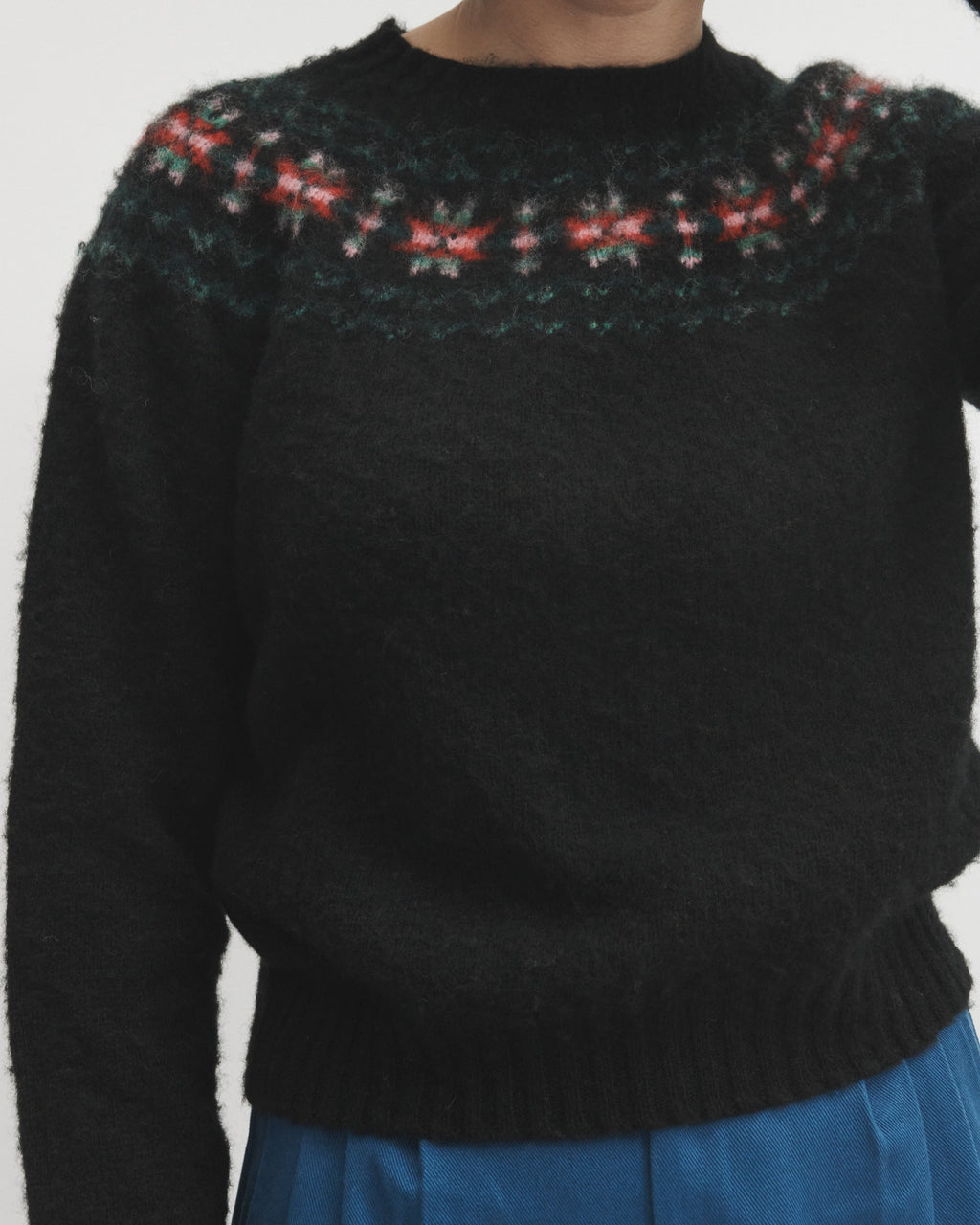 Lowie Fair Isle Yoke Jumper