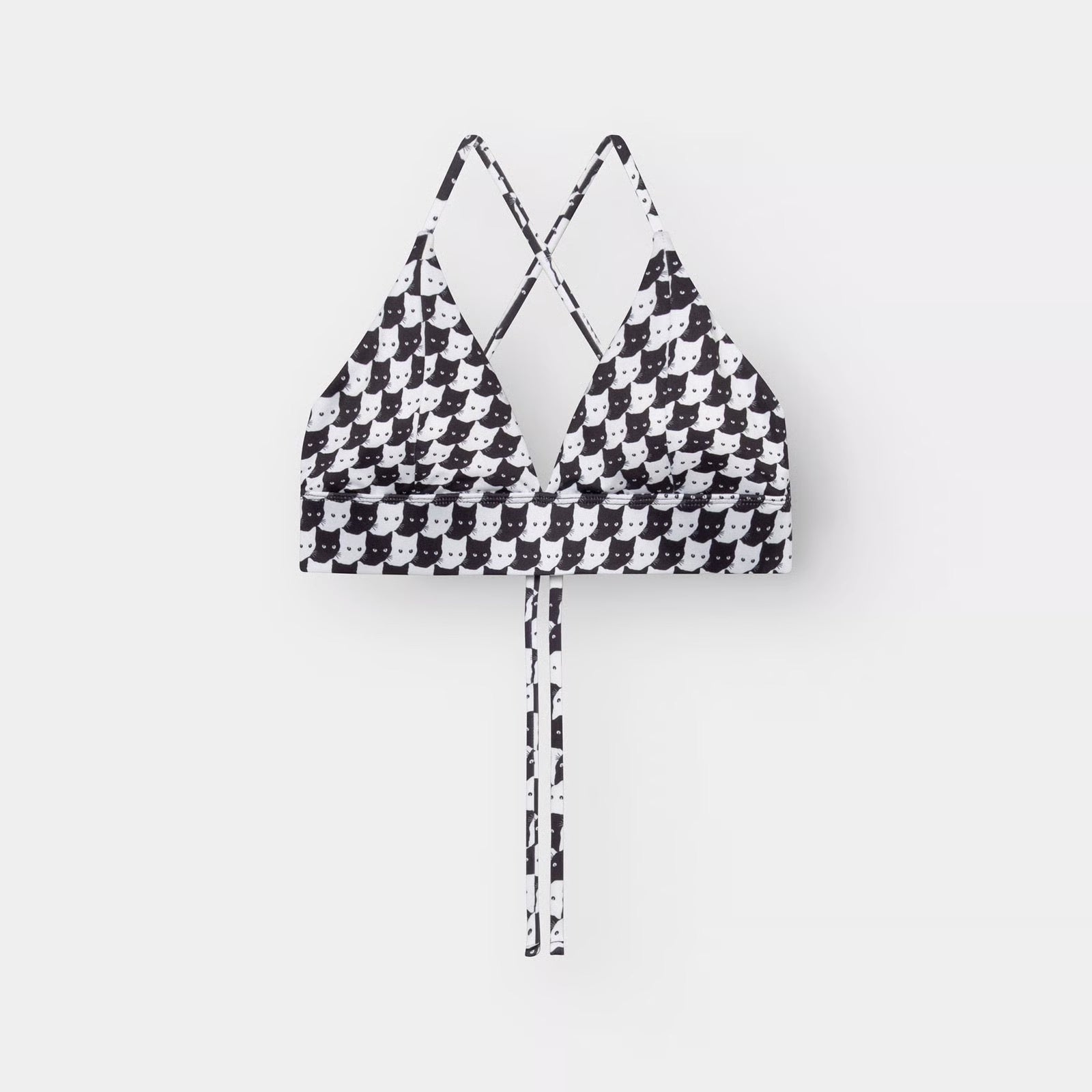 Dedicated Pepita Cats Bikini Top