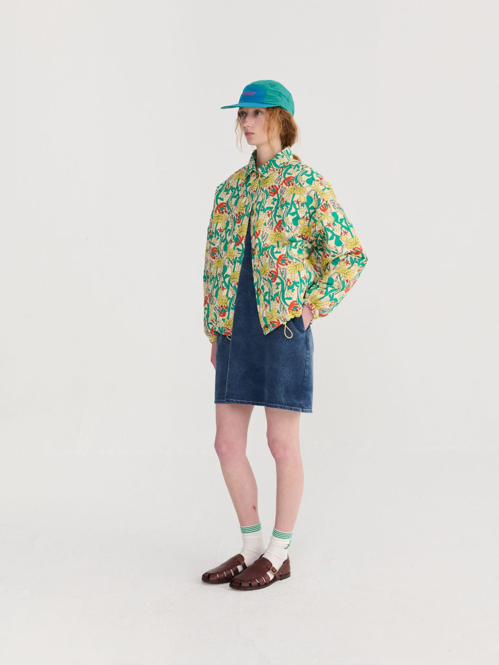 Bobo Choses Herbalist Pattern Quilted Jacket