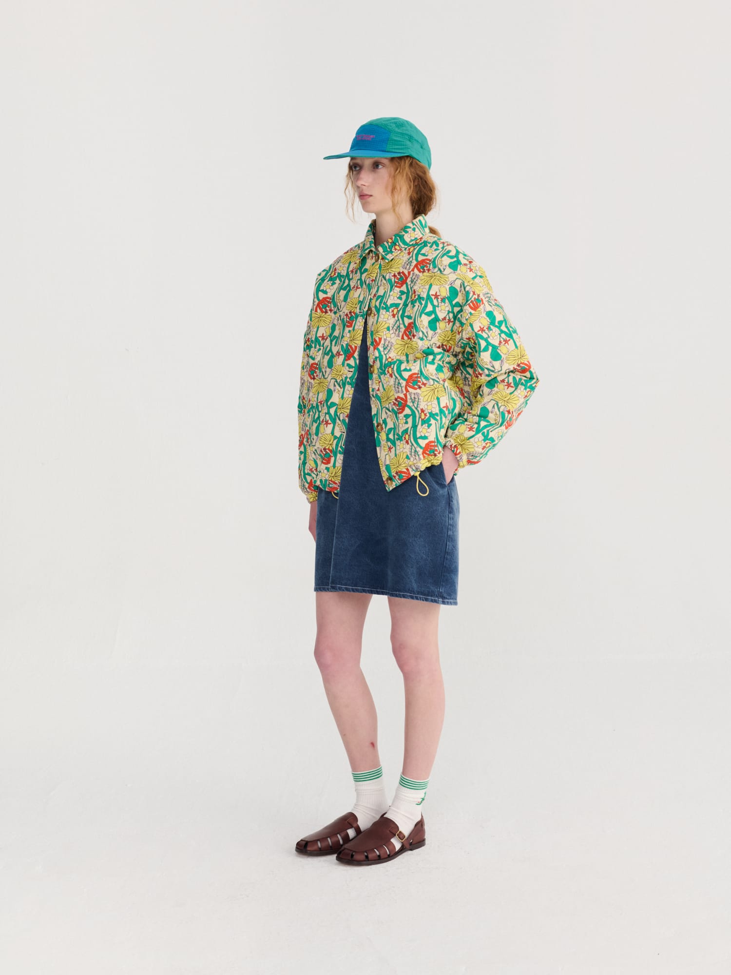 Bobo Choses Herbalist Pattern Quilted Jacket