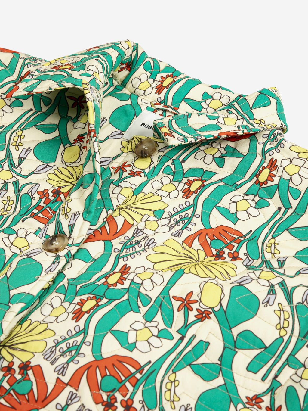 Bobo Choses Herbalist Pattern Quilted Jacket