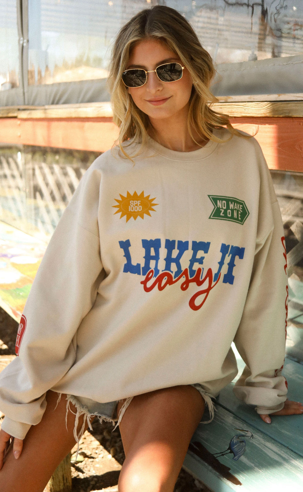 charlie southern: lake it easy sweatshirt