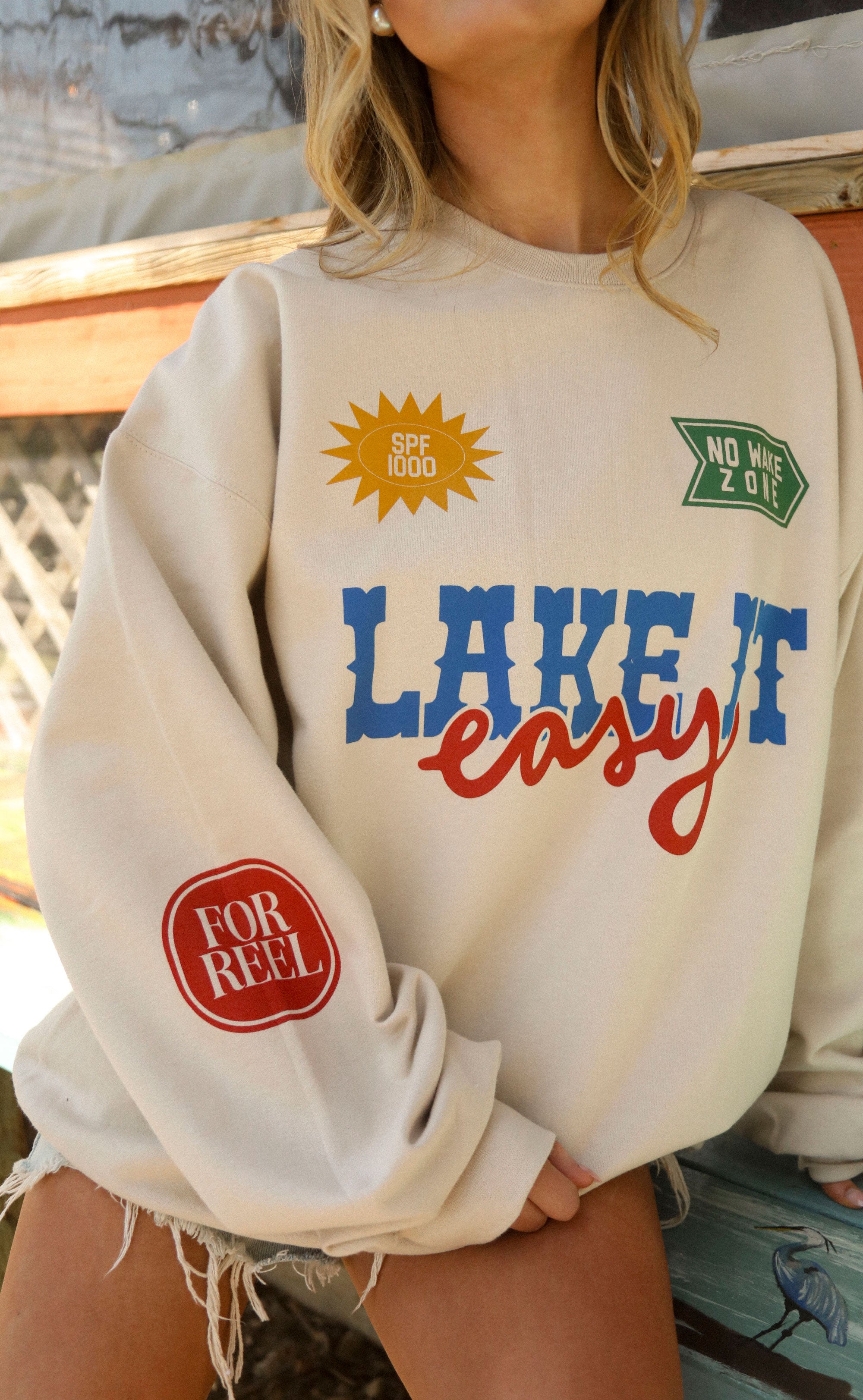 charlie southern: lake it easy sweatshirt