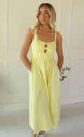 astr: helia dress - lemon