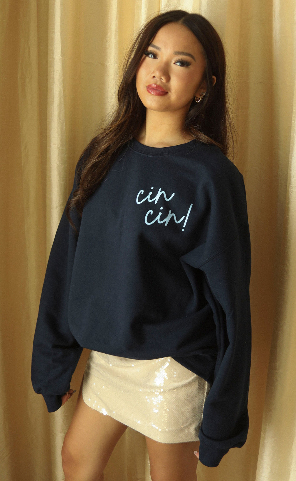 friday + saturday: cheers girls sweatshirt
