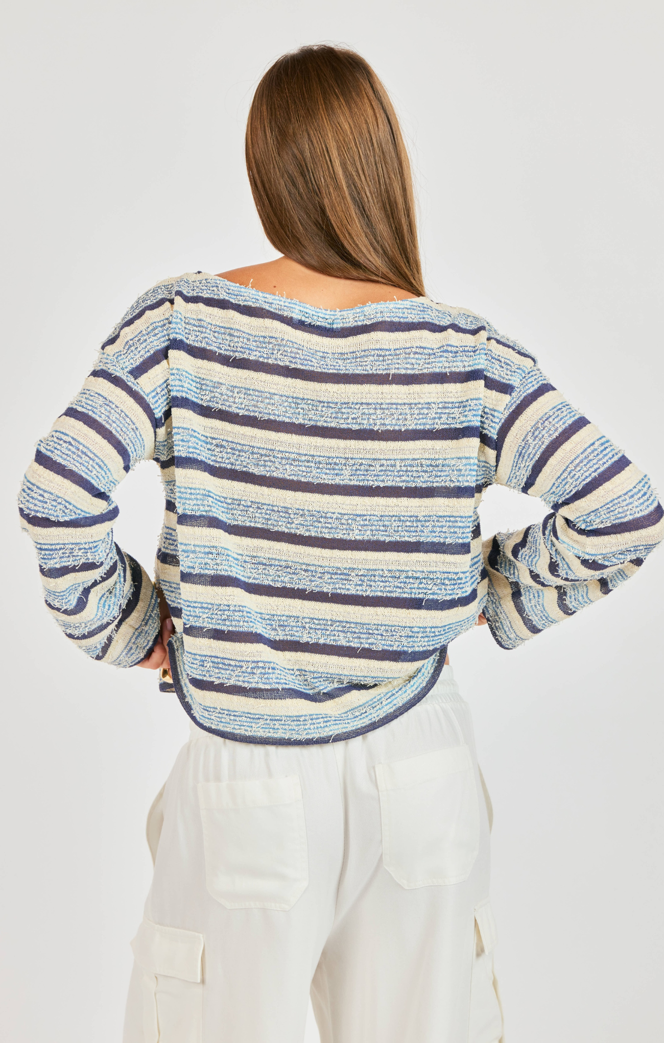 Beach Stripe Knit Top