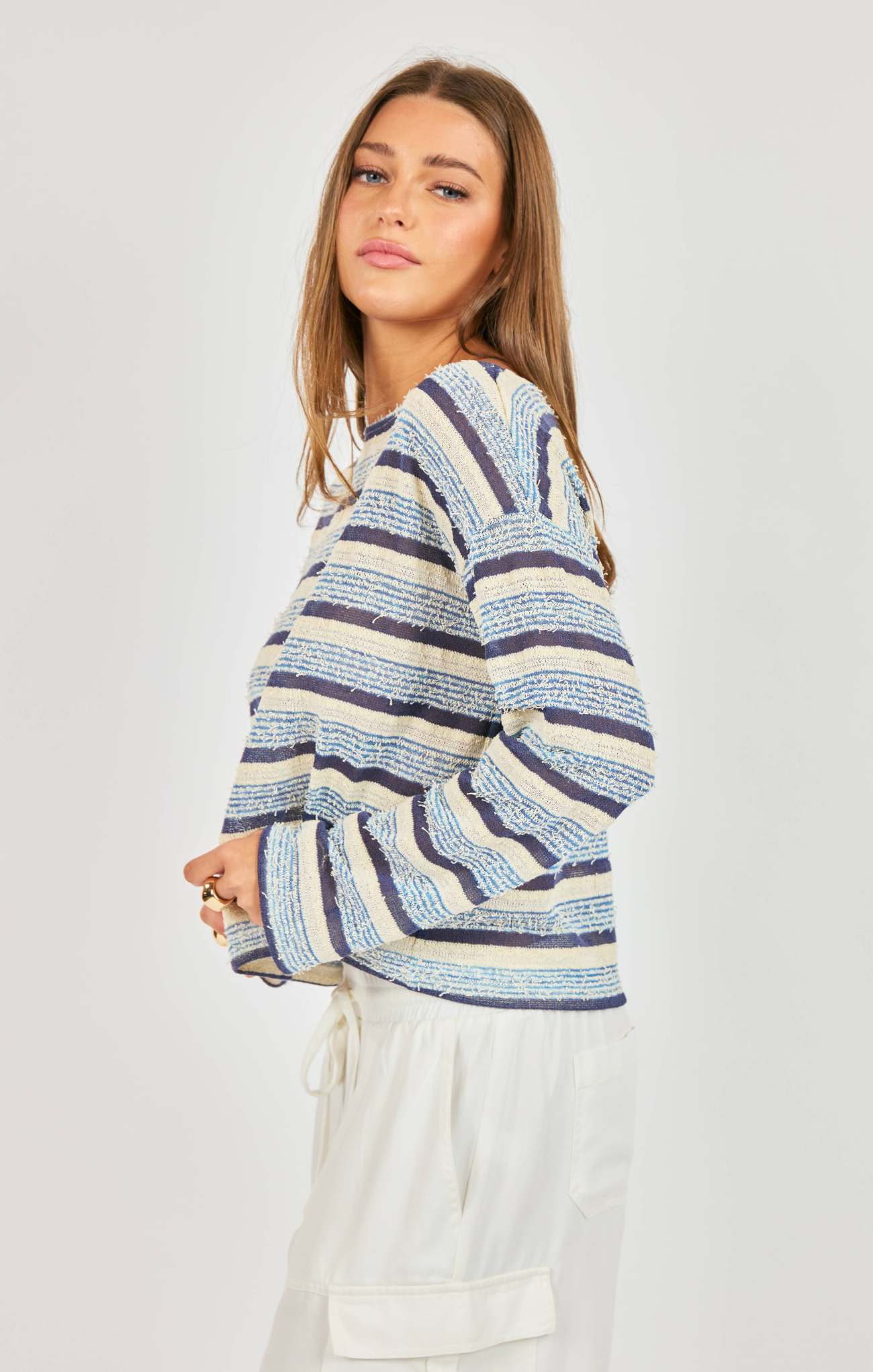 Beach Stripe Knit Top